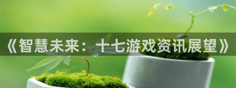 极悦娱乐Ii：《智慧未来：十七游戏资讯展望》