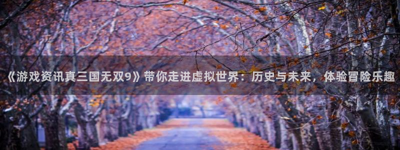 极悦娱乐2首页登录：《游戏资讯真三国无双9》带你走进虚拟世界